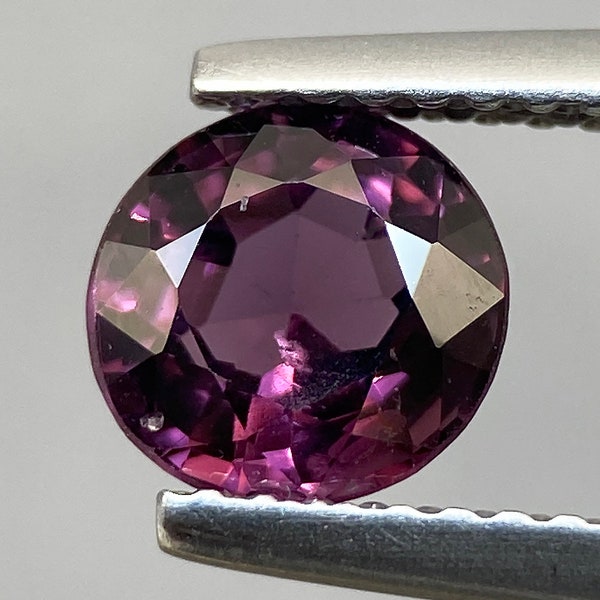 1.22ct Espinela Natural Rosa Corte Redondo Facetado Piedra Preciosa Suelta de Sri Lanka 6.6 X 6.6 MM Ojos Limpio Hermosa Espinela para Joyería y Anillo