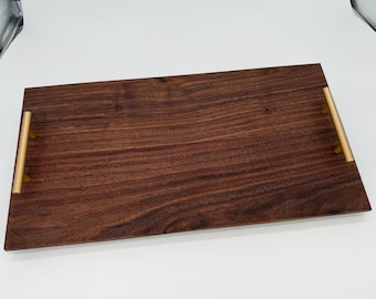 Handgjord Charkuteribräda i massiv valnöt - Stor