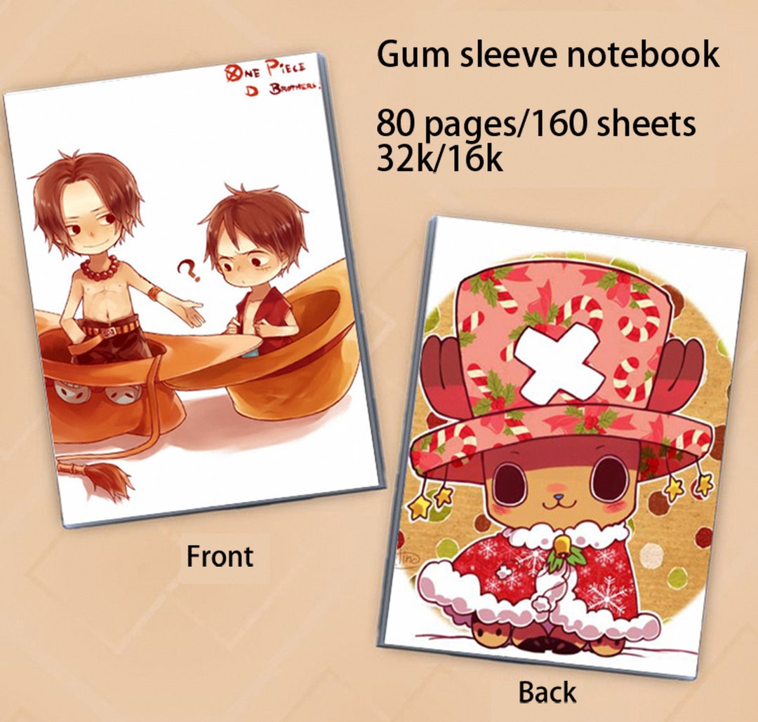 One Piece Notebook / 16k and 32k Black and Gold / Anime Etsy