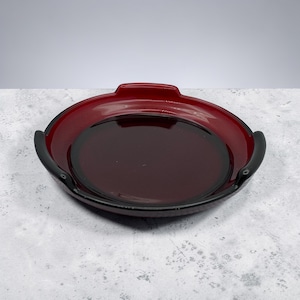 Vintage Anchor Hocking Royal Ruby Red Punch Bowl Stand Plate Replacement – Depression Glass Red Serving Tray Base - Plant Dish