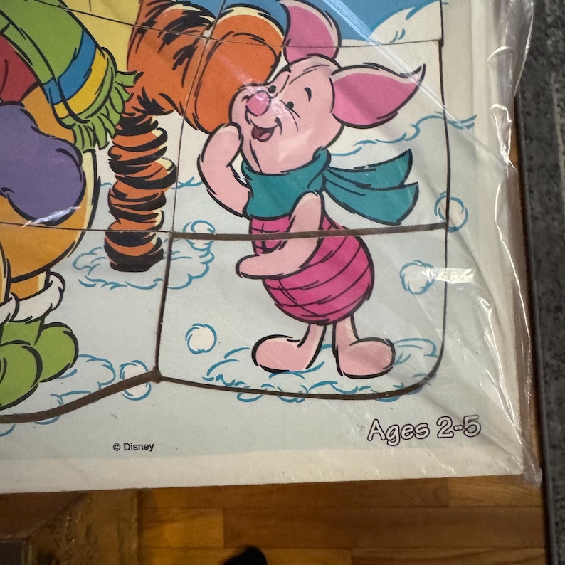Vintage Playskool Disney Winnie the Pooh Puzzle – Pooh, Tigger & Piglet ...