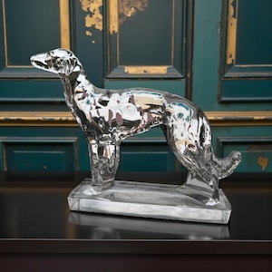 Vintage Viking Glass Dog - Etsy