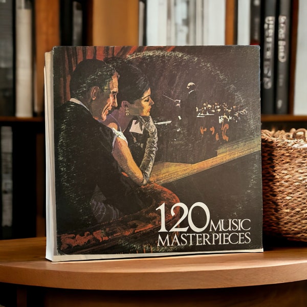 Vintage Vinyl Record - 120 Music Masterpieces Highlights (1971) 2xLP - Record Player Gift idea