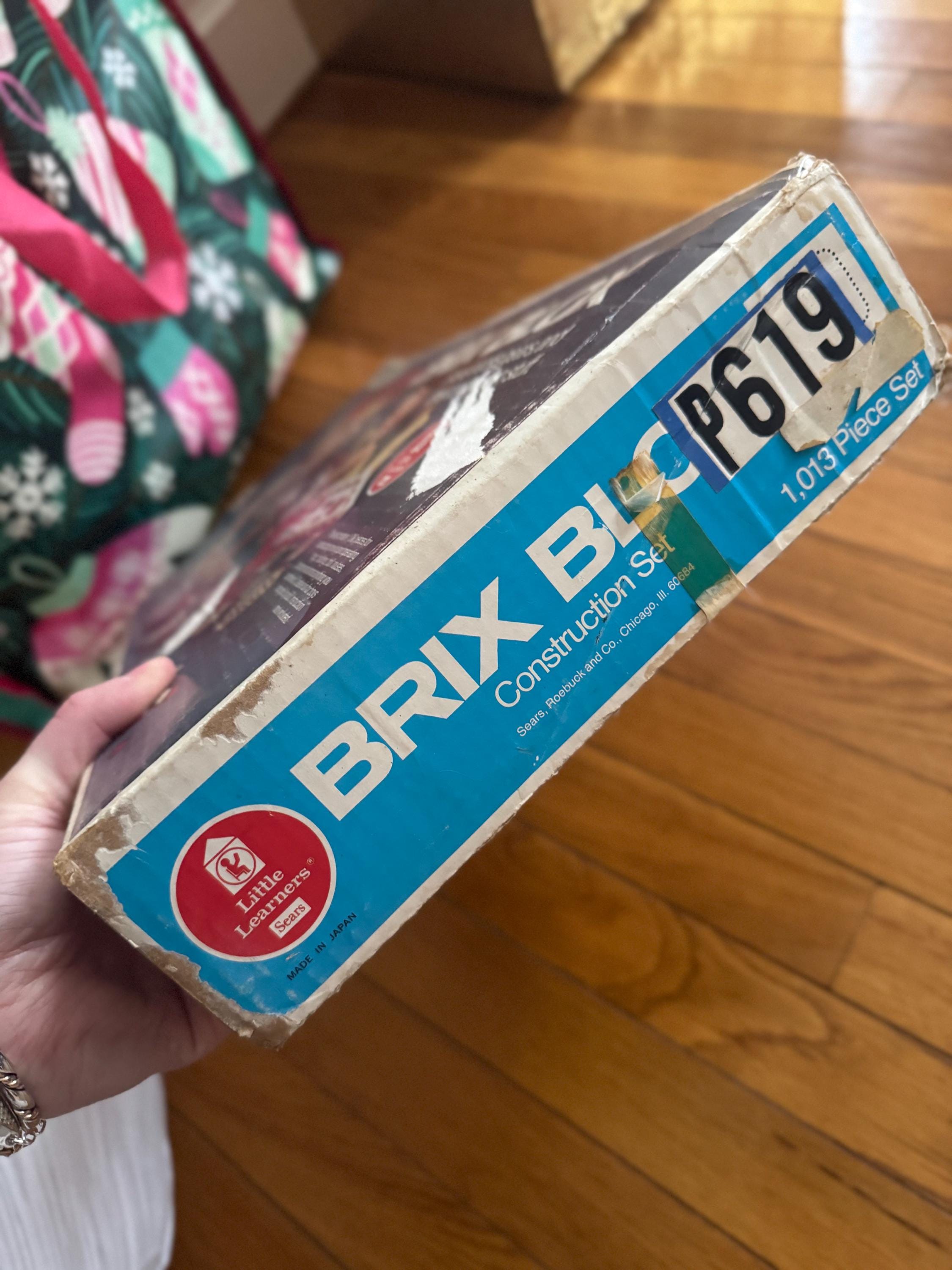 Vintage SEARS Brix Blox Construction Set Building Set - LEGO Blocks ...