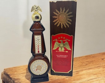 Flacone vintage di dopobarba Avon - Flacone pieno nella scatola originale - Termometro, decorazione da barbiere anni '70 - Regalo perfetto per uomo