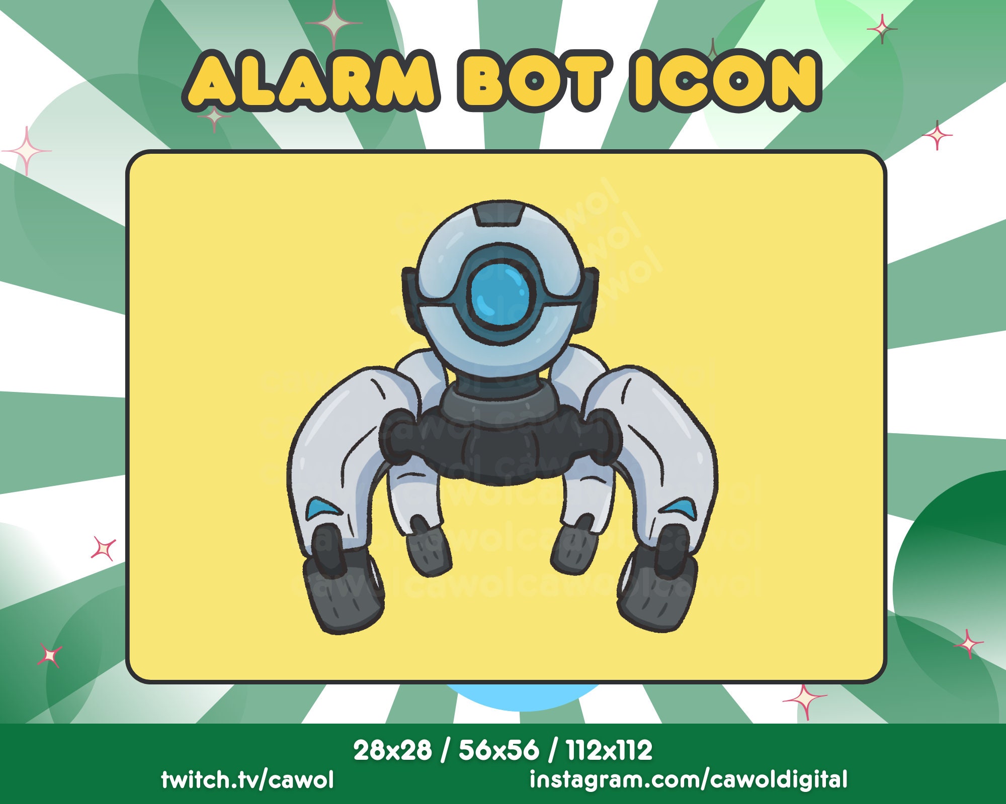 Killjoy Alarm Bot Valorant Twitch Channel Points Icon for Your Stream