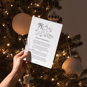 Wahre Weihnachten – Besinnliches Gedicht als digitaler Download