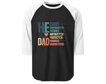 Unisex Three-Quarter Sleeve Raglan Shirt