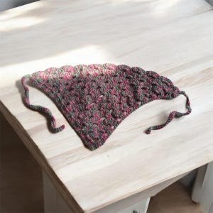 Crochet bandana. &quot;Cozy Crochet Bandana - Trendy & Unique Style&quot;