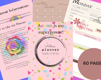 Autism Planner Notebook Asperger's Planner