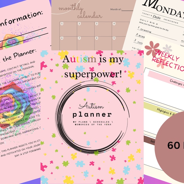 Autism Planner Notebook Asperger's Planner