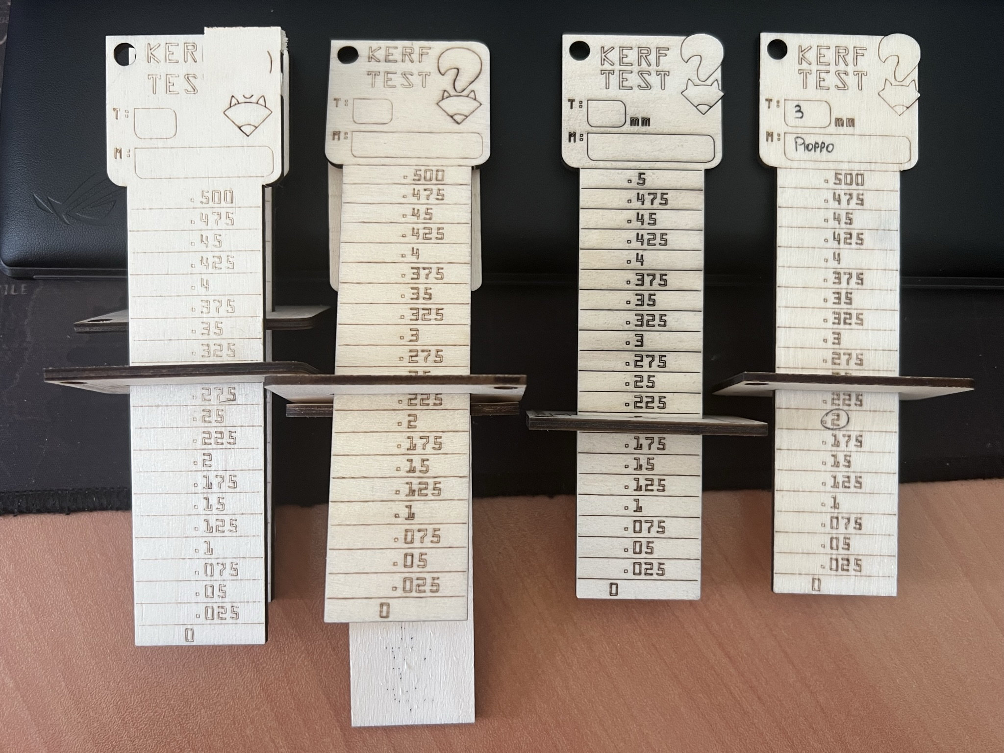 KERF Calibration for Laser Cutting. Diode or CO2 Laser Cutting Test ...