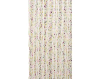 Cortina de puerta de cuerda de maíz Mosquitera multicolor 90x200cm