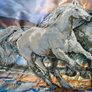 Horse bead embroidery