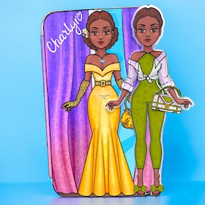Paper Doll Printables - DIY Kits for Kids, Dress Up Doll, Paper Doll Clothes, Activity for Kids, Mom Daughter Gift, Girls Activities