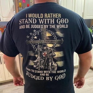 Knight Templar Stand with God on Back