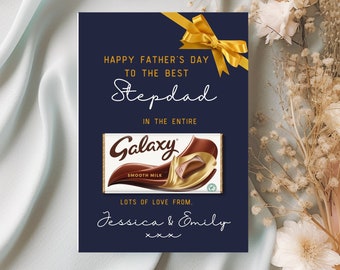 Happy Father's day | Galaxy board | best daddy | best stepdad | Bonus dad gift | grandad gift | chocolate gift board | postal gifts