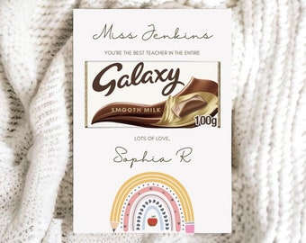 Best Teacher gift | Best in the entire galaxy | Teacher | Gift | summer | School gifting| chocolate gift