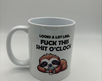 Swear word novelty mug