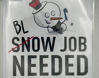 Funny Snowman Christmas Card - Funny, Rude And Offensive Adult Only