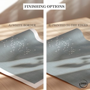 Pick you favorite poster, with a white border or printed to the edges.