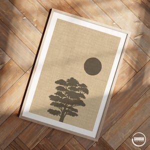 Japandi Nordic Hygge Organic Colors Wall Art, Nature Minimalism Texture Home Decor, Art Poster