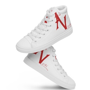 Men’s high top canvas shoes