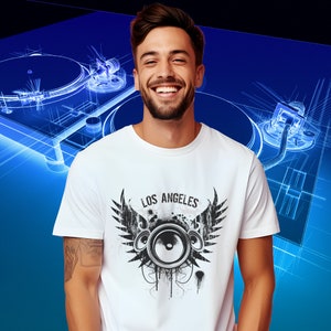 Tattoo Grunge Style Los Angeles Flügel Lautsprecher - Unisex
