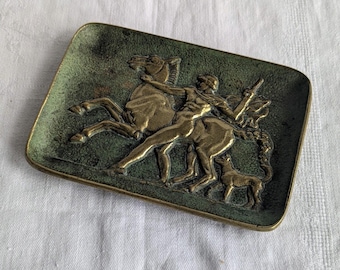 Max Le Verrier Bellerophon Bronze Vide Poche Art Deco French Mythological Tray
