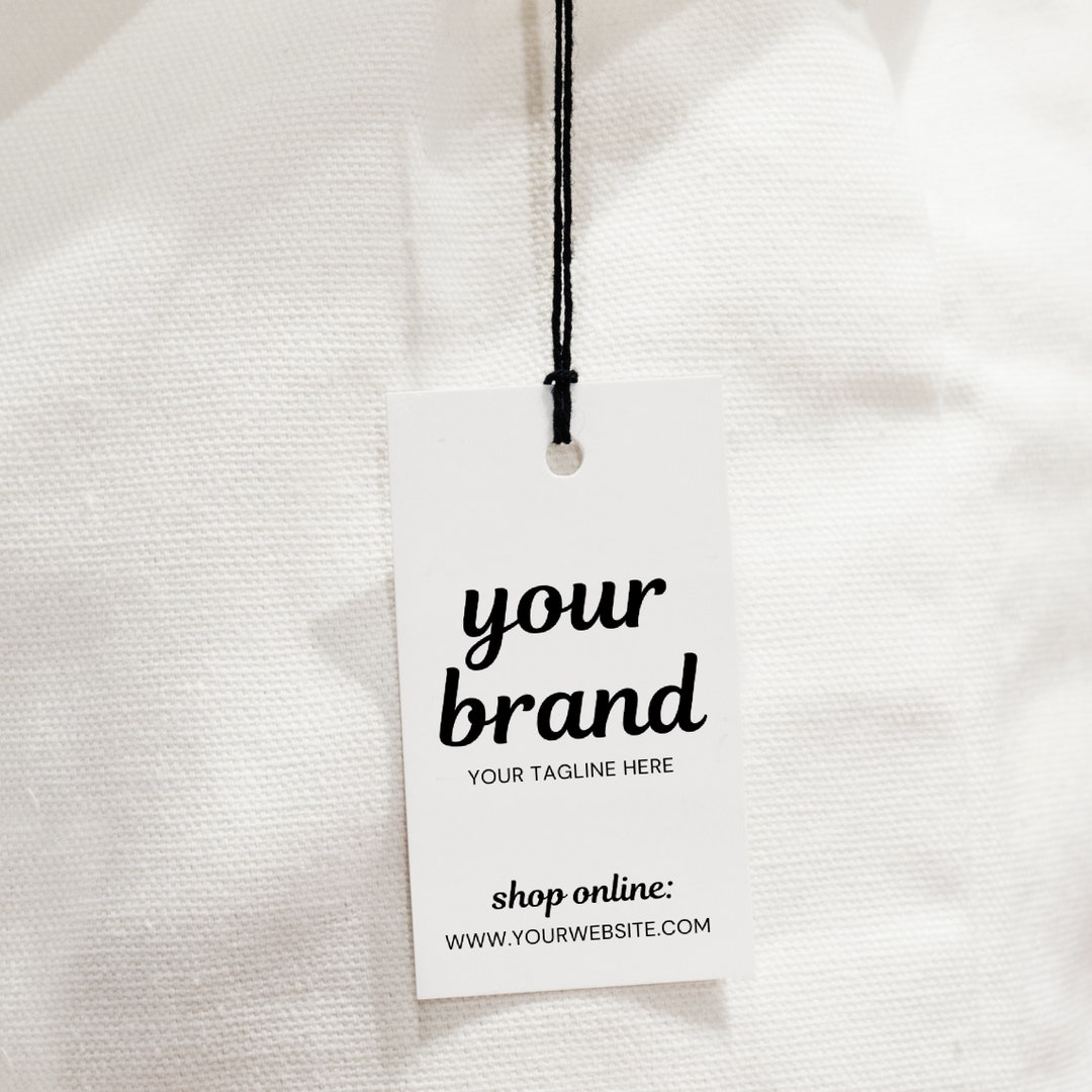 Editable Hanging Tags Template Printable Fashion Label - Etsy