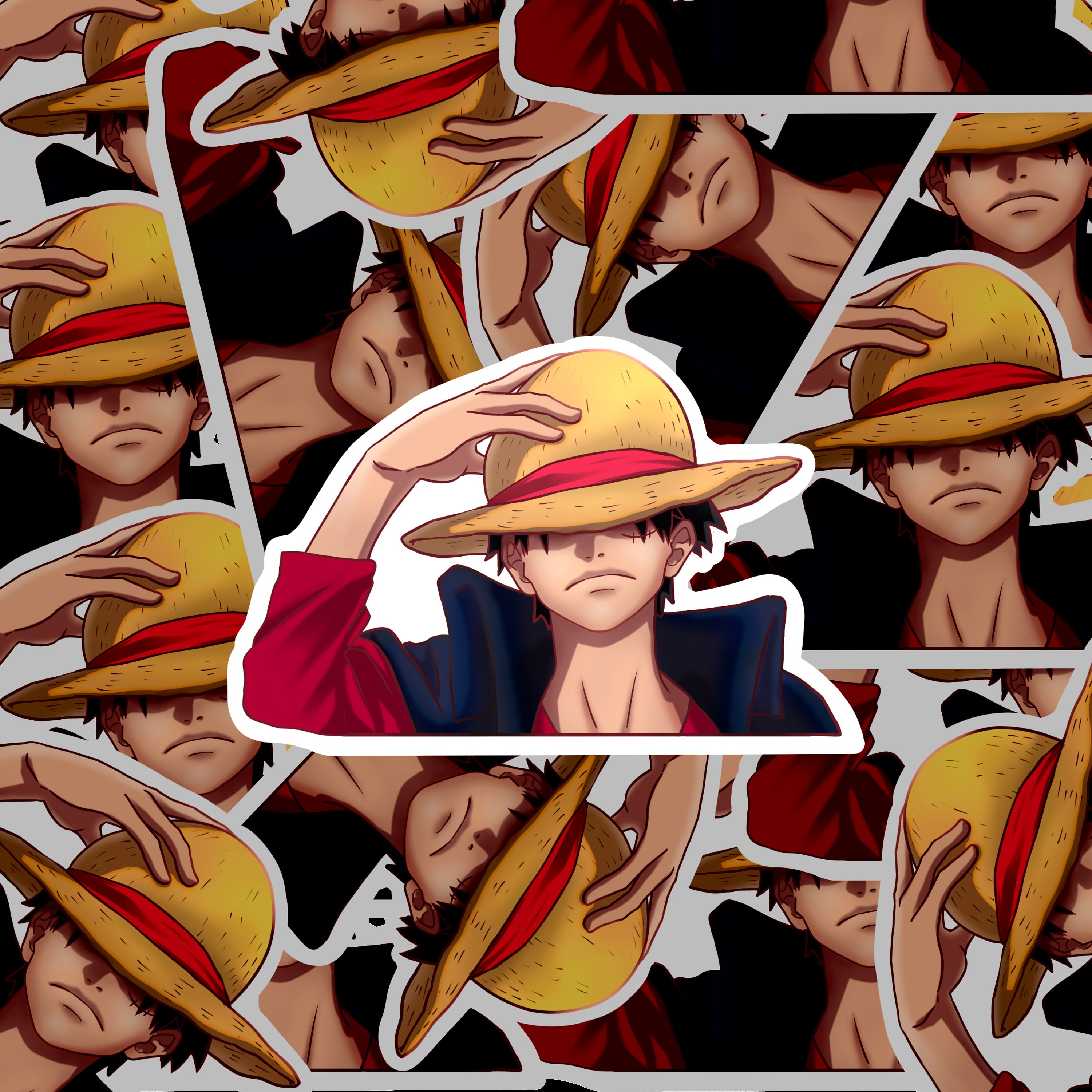 ONE PIECE Luffy Ace Straw Hat Anime Character Cosplay Props Cowboy Hat  Straw Hat Sunscreen Sun Hat Flat Cap Cartoon Costume Gift