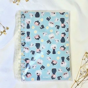 Curse anime re-useable sticker book, sticker collection - 50 pages A6 size 4x6 and A5 size 5.6x8.2