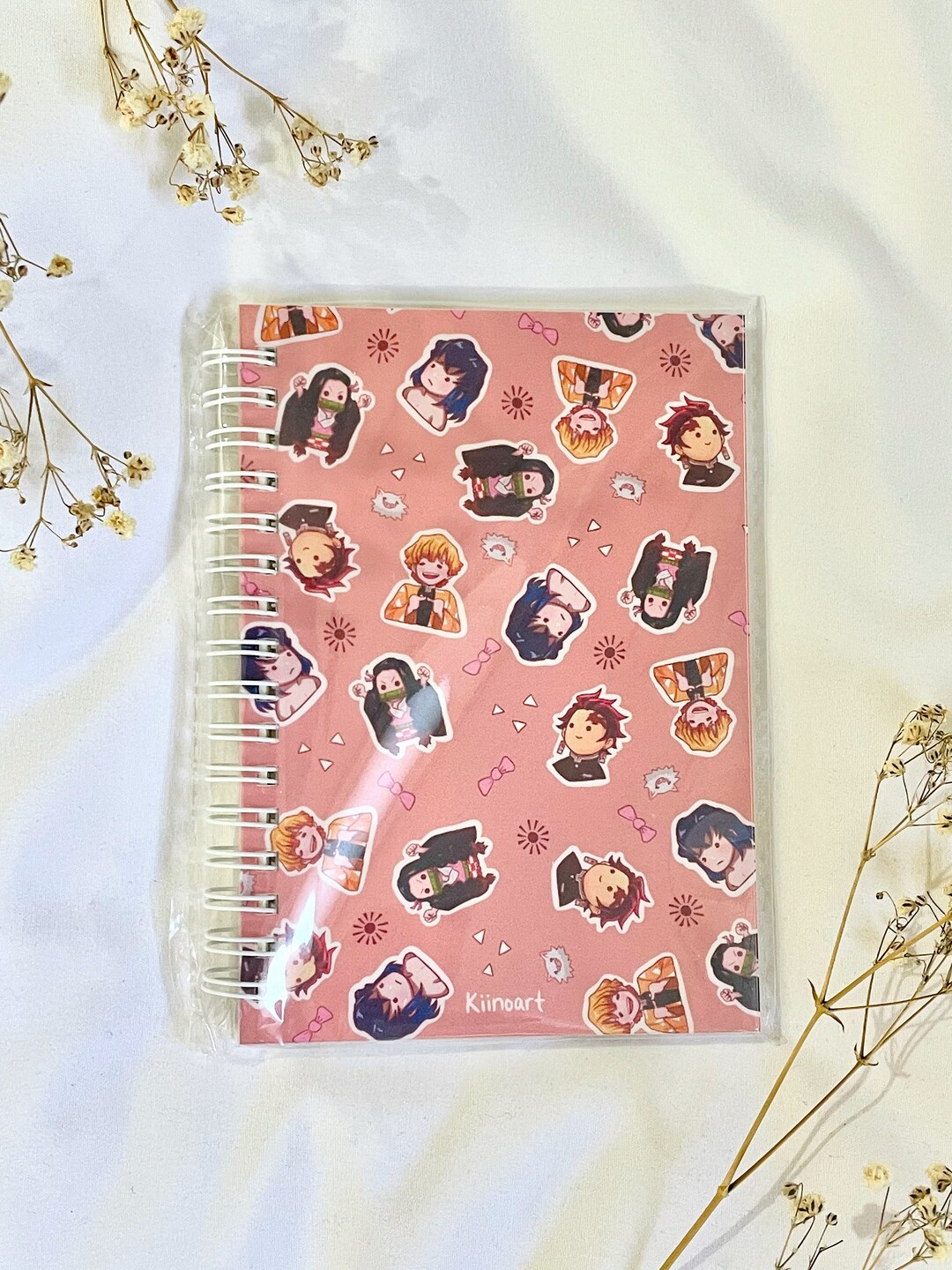 Demon Anime Re-useable Sticker Book, Sticker Collection, Notebook - 50 ...