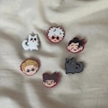 Chibi Anime Shoe Charms: JJK GojoGeto Cat SatoSugu product logo