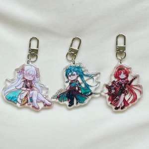 Wuthering Waves - Cute anime game character keychain
