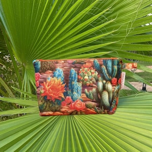 Kosmetiktasche "Cactus" (Gr.M)