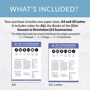 Complete Bible Book Summaries Bundle, Christian Study Resources ...