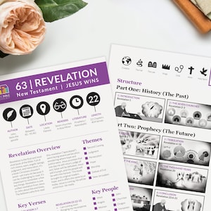 Complete Bible Book Summaries Bundle, Christian Study Resources ...