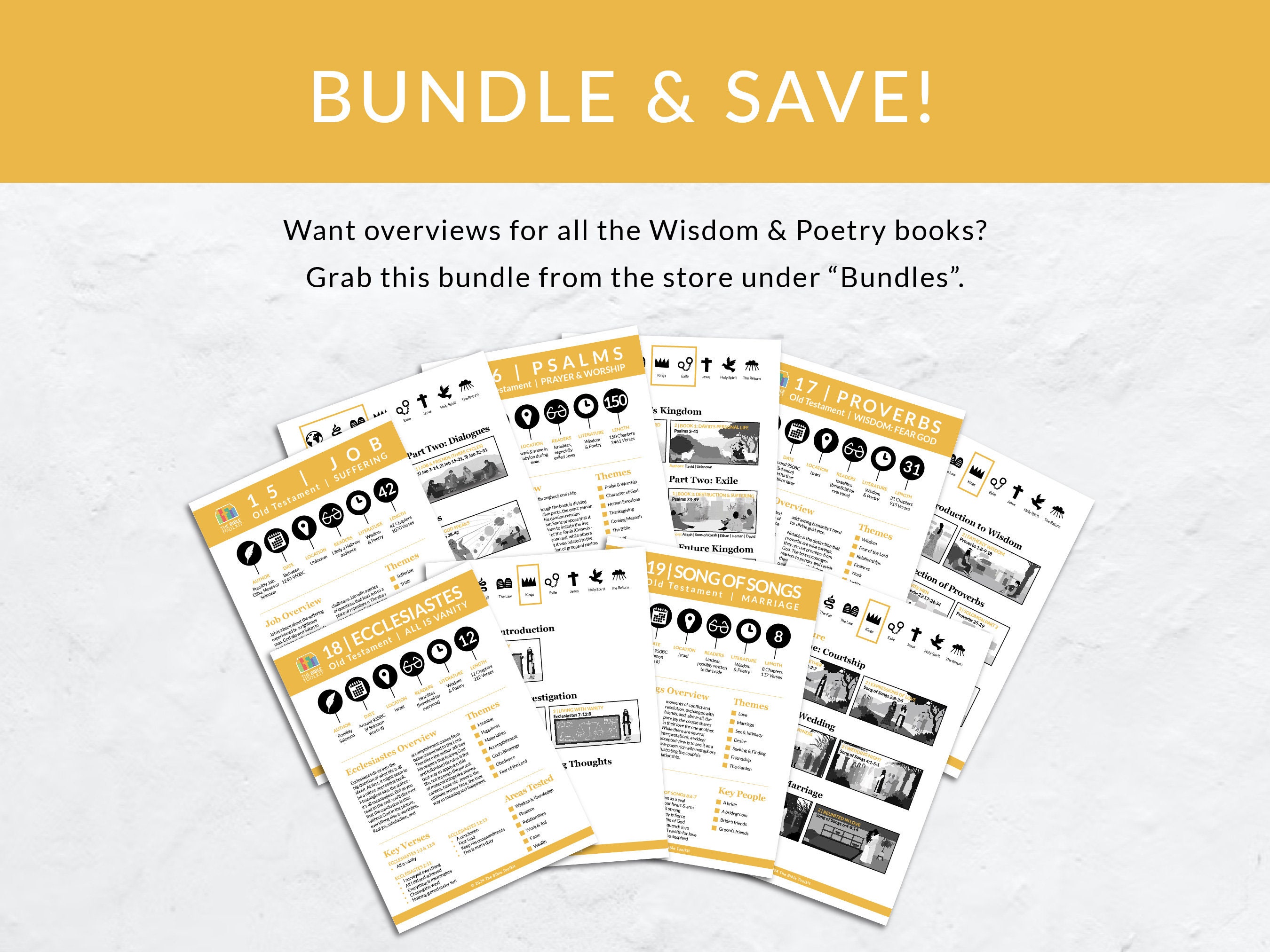 Psalms Printable Bible Breakdown, Old Testament Books of the Bible ...