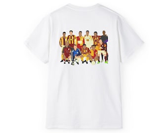 Galatasaray 5-Star T-Shirt | Galatasaray Legends Print | Unisex Cotton Tee | Double sided design | Gift for Galatasaray Fans, Birthday Gift