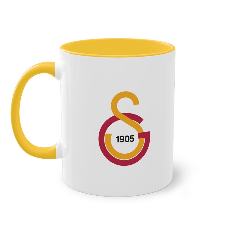 Galatasaray Coffee Mug, Hagi Coffee Mug, Gheorghe Hagi Coffee Cup, Two-Tone Coffee Mug, Gift For Gala Fans, Husband, Wife, Child, Birthday image 11
