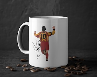 Galatasaray Gheorghe Hagi, Coffee Mug, Hagi Coffee Cup, Galatasaray Gift for Friend, Gift for him, Gift for children, Standard Mug, 11oz