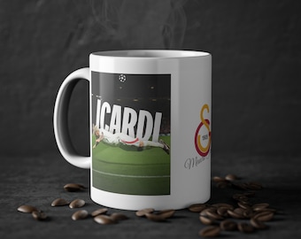 Galatasaray Mauro Icardi Coffee Mug, gift for him, gift for boyfriend, Galatasaray coffee cup for a gift for children Standard Mug, 11oz