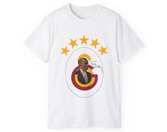 Galatasaray, Ataturk Special Edition Vintage T-Shirt, December 1930 Galatasaray High School Visit, Red/Black/White Design, Gift for Fans