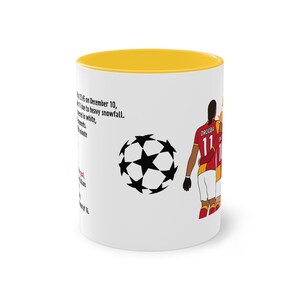 Galatasaray, Didier Drogba, Wesley Sneijder Coffee Cup, Galatasaray 5 star logo coffee mug, Gala Coffee Mug, Gift for Fans, Husband, Wife Bild 8
