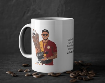 Galatasaray, Mauro Icardi coffee mug , for a gift, for boyfriend for Galatasaray Fan coffee mug, for him, tea mug