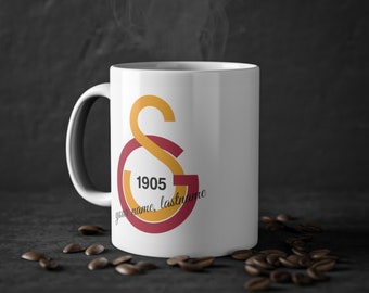 Personalized Galatasaray Coffee Mug, Custom mug, Gift for boyfriend, Individual Galatasaray Coffee Cup, gift For Him, Standard Mug, 11oz
