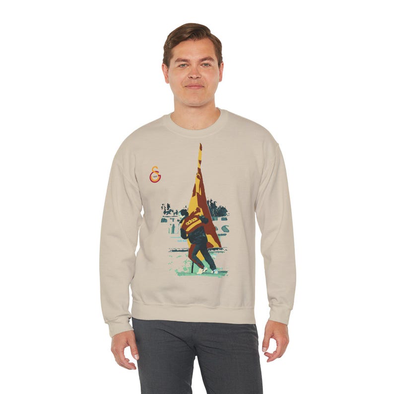 Galatasaray, Graeme Souness Printed Sweatshirt, Gift for him, Legendary Fan Gear Unisex Sweatshirt, Gift for Galatasaray fans, Gift for her Bild 8