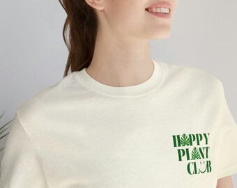 Happy Plant Club Shirt, Plant Lover Shirt, Gardening T-shirt, Plant Shirt, Plant Mom Tee, Plant Dad Shirt, Plant Lover Gift, Plant Tee