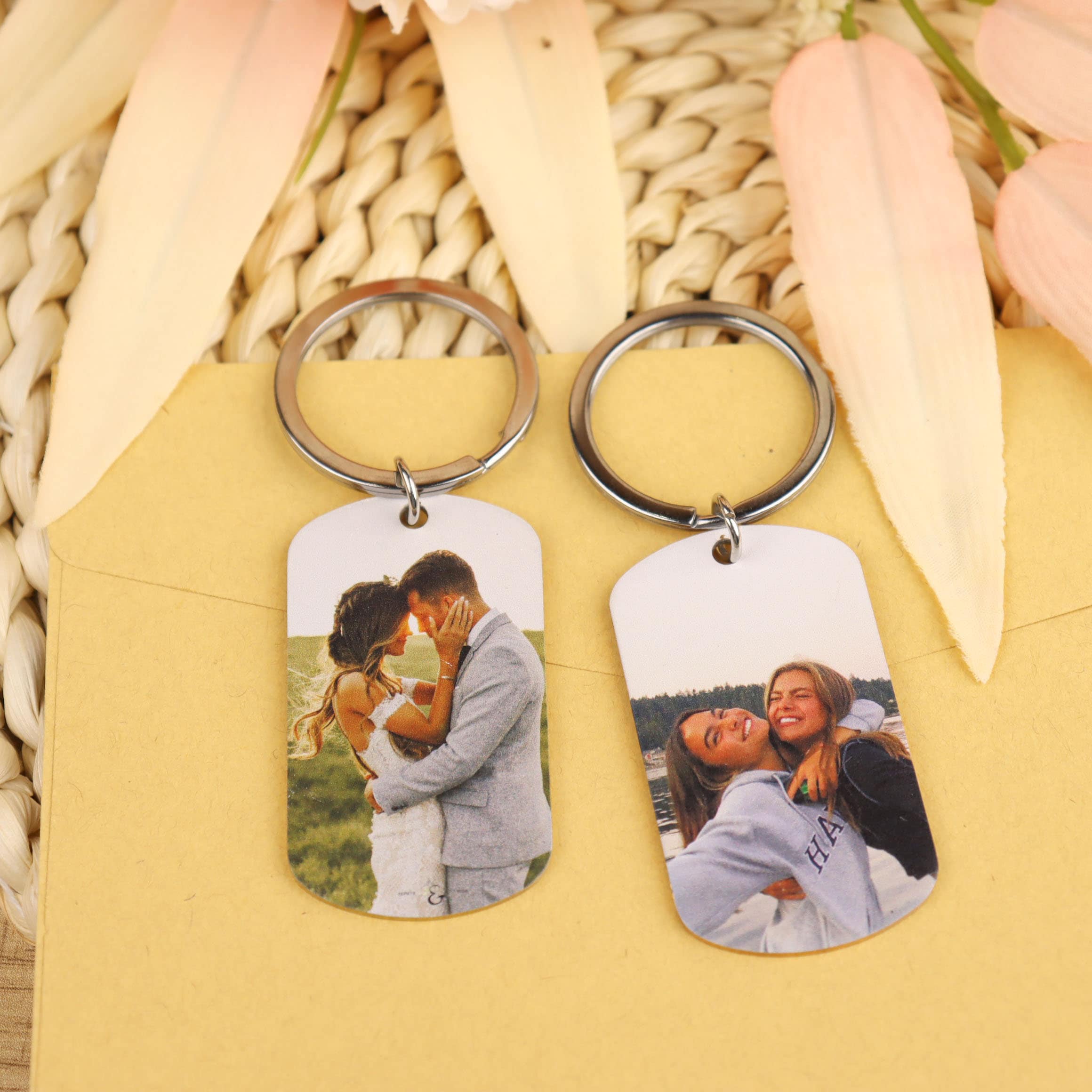 Personalized Photo Keychain, Drive Safe, First Time Mom Dad Birthday ...